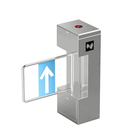 High-Security Swing Barrier Turnstile for Supermarket Entrance & Retail Customer Flow Management