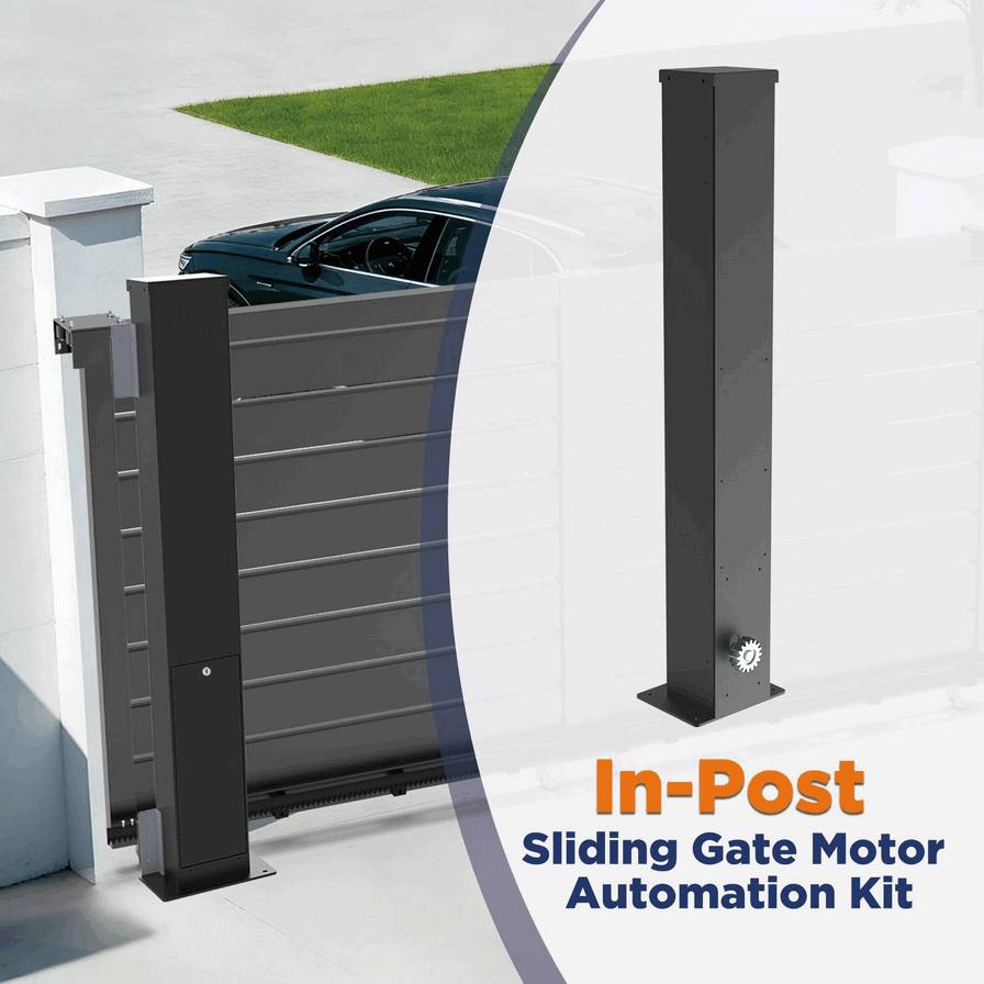 Budget-Friendly DIY Sliding Autogate Motor Kit: Easy-Install In-Post Gate Operator for Residential Homes