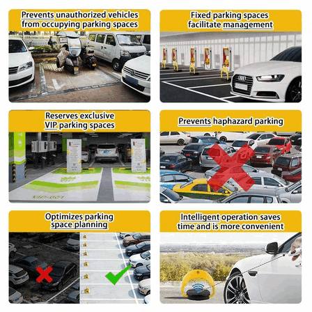 Baroxon Automatic Smart Parking Lock: Bluetooth-Enabled Vehicle Access Barrier for Private Property and Reserved Parking Management