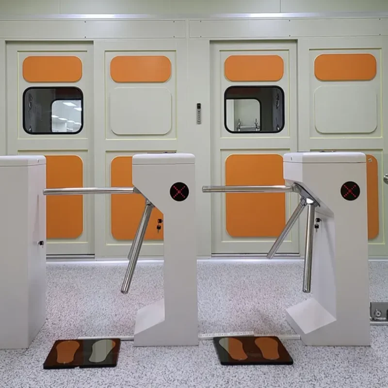 Heavy-Duty SUS304 Stainless Steel Tripod Turnstile for Corporate Office Entrance & High-Security Access Control