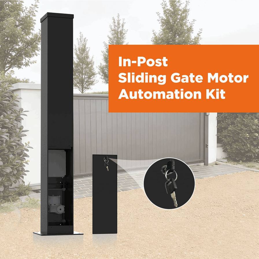 Industrial-Grade 300kg Sliding Gate Motor System: High-Performance In-Post Sliding Gate Operator for Factories and Warehouses