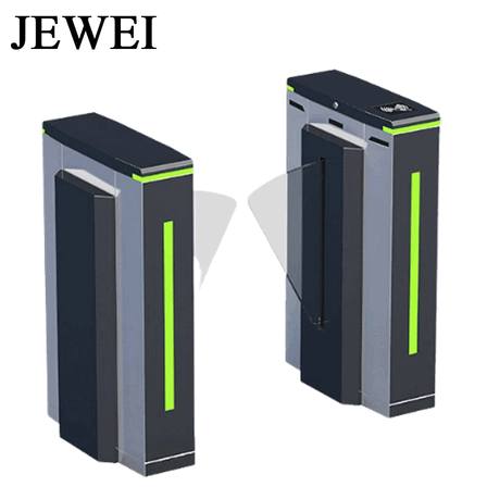 Automatic Touchless Motorized Swing Barrier Gate with Integrated IC Card Access Control for High-Security Pedestrian Entry
