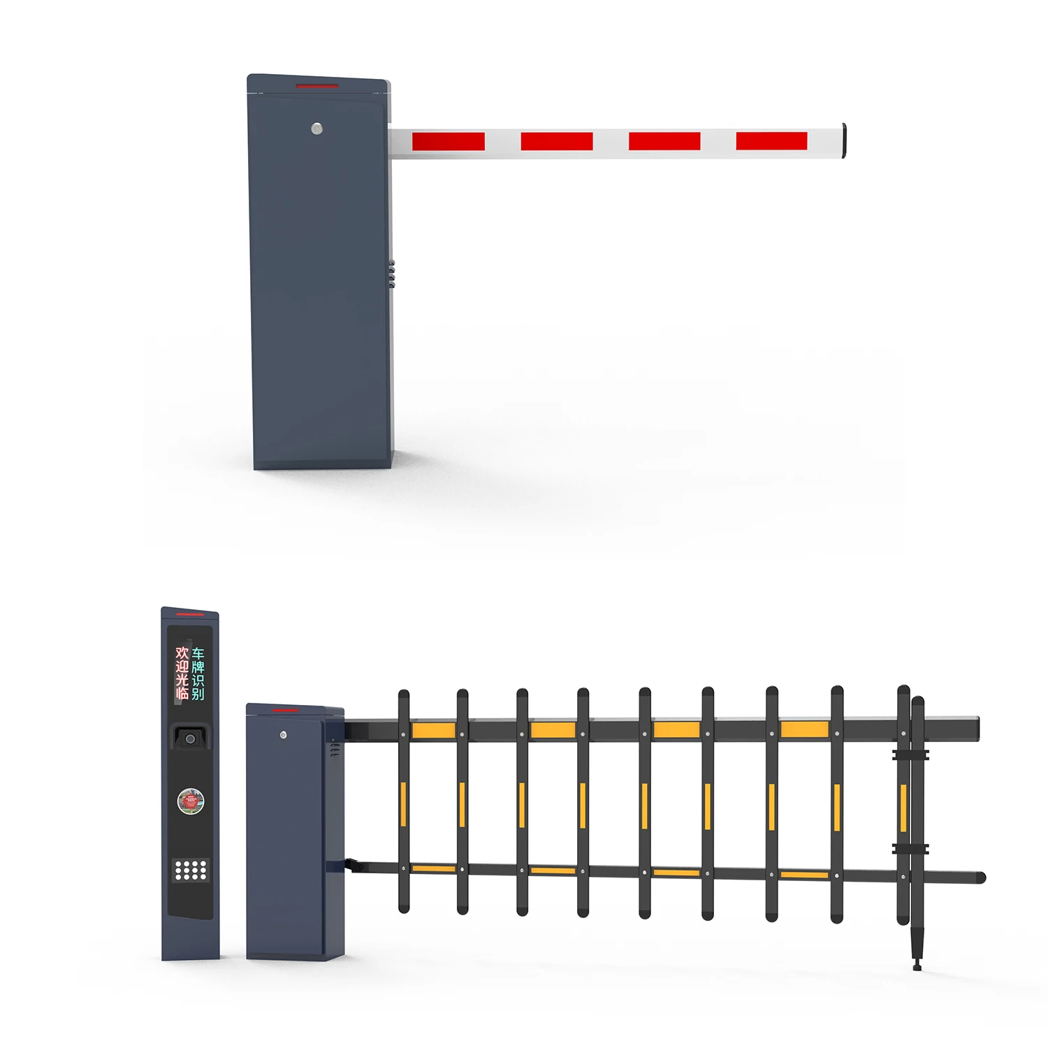 Heavy-Duty Aluminium Boom Barrier Gate System for Large-Scale Commercial & Industrial Facilities
