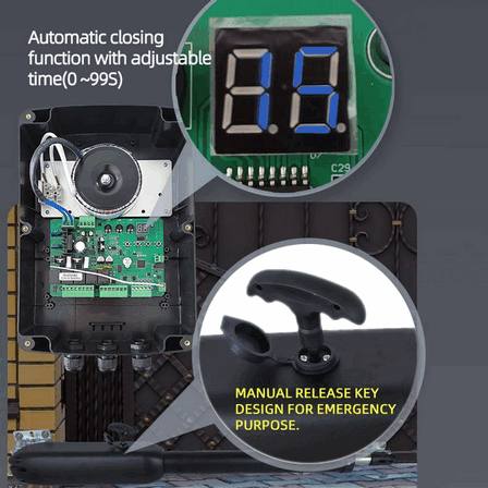 Turtech 400kg Automatic Swing Gate Motor System with Long-Range 30-Meter Remote Access Control