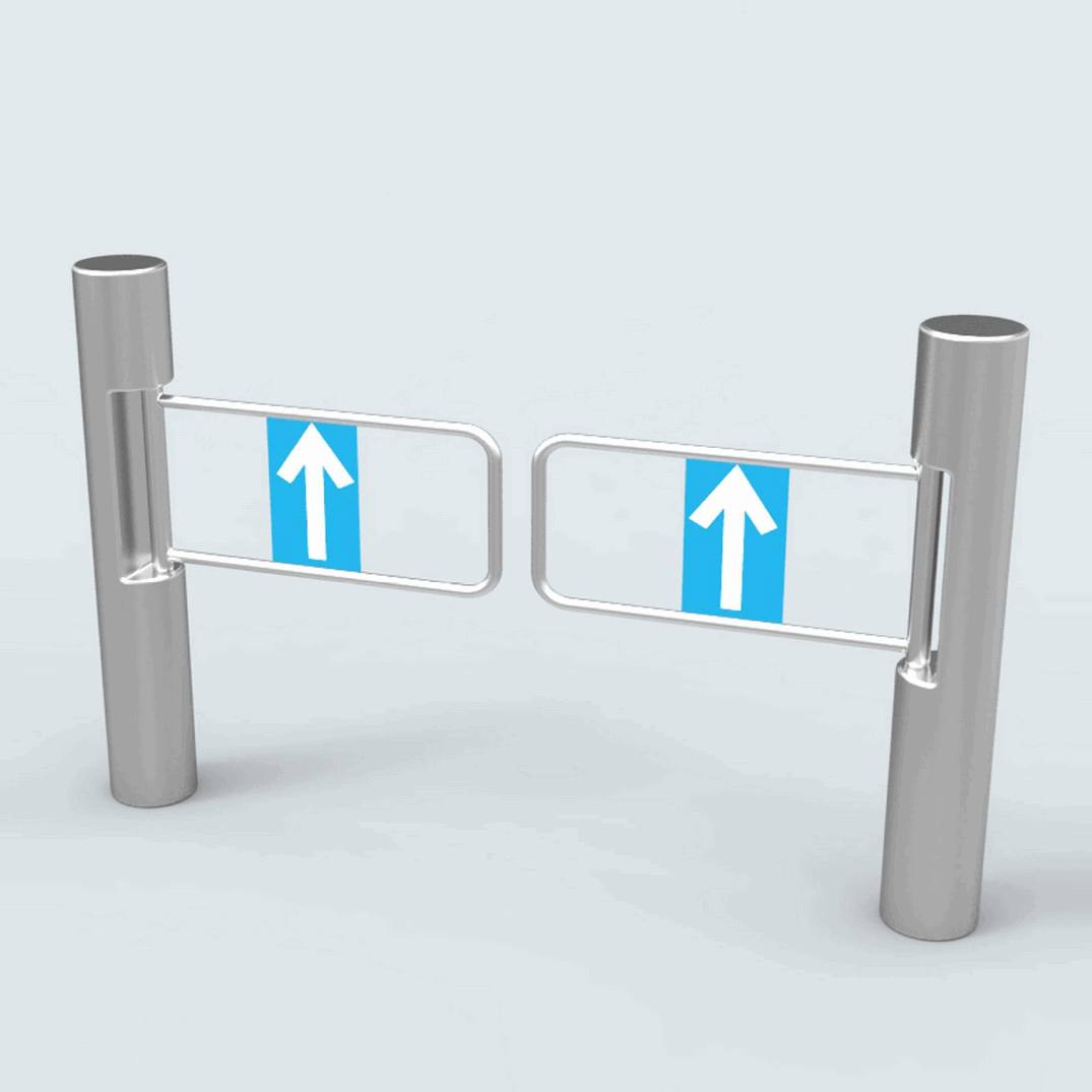 Intelligent Bidirectional Motorized Swing Barrier Gate with Brushless Motor for High-Security Access Control