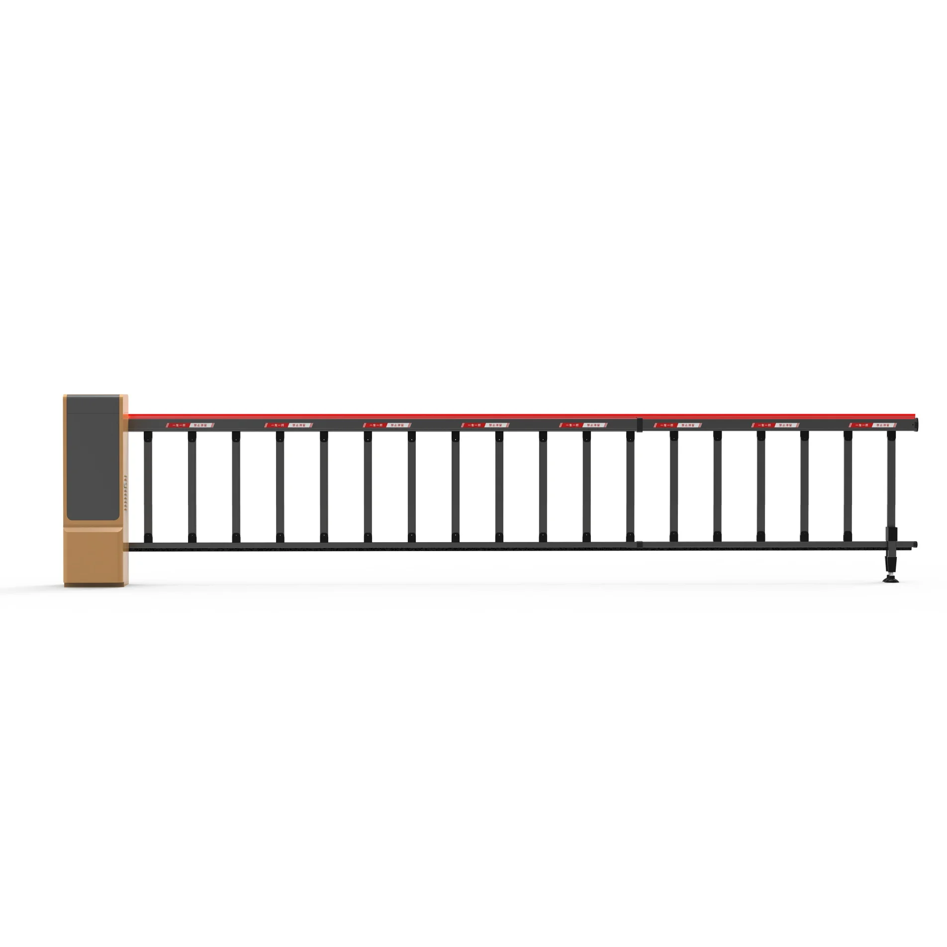 Heavy-Duty Weatherproof BLDC Guardhouse Boom Gate with Integrated Night Vision CCTV Camera