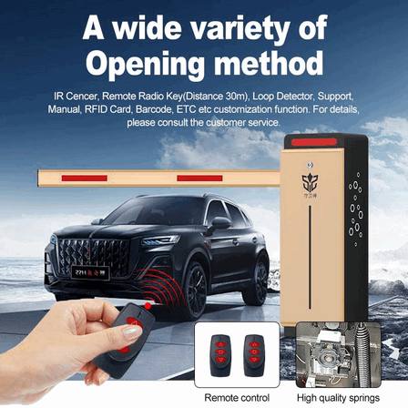 6-Meter Heavy-Duty Straight Boom Barrier Gate for Industrial Warehouse & Logistics Access Control