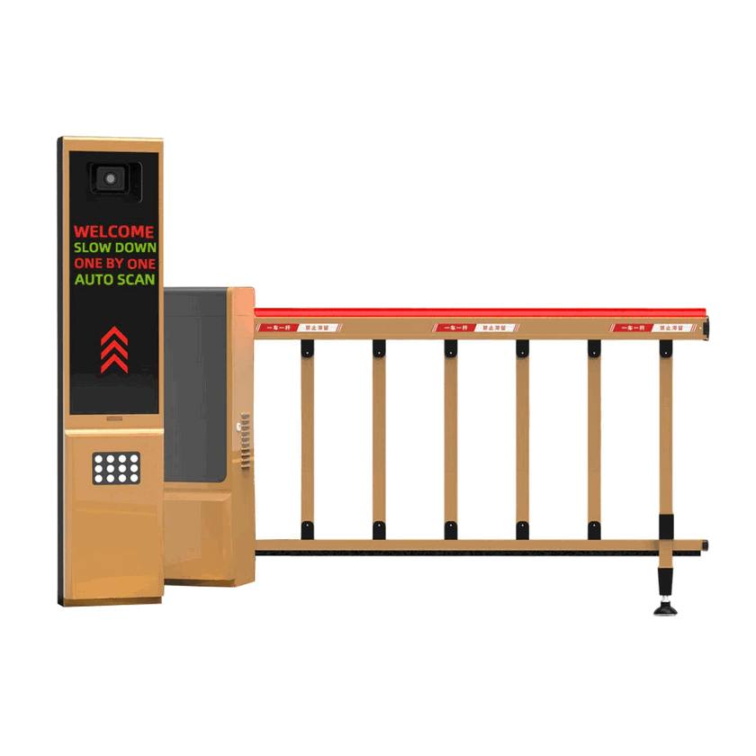 All-in-One LPR Access Control System with Integrated High-Speed Barrier Gate