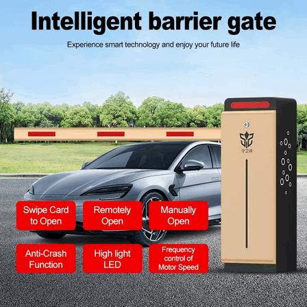 6-Meter Heavy-Duty Straight Boom Barrier Gate for Industrial Warehouse & Logistics Access Control