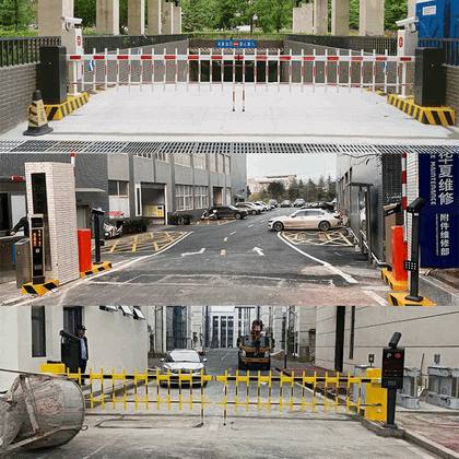 Automated Articulated Boom Barrier Gate with DC Motor and Cold Rolled Steel Housing for Toll & Low-Ceiling Applications
