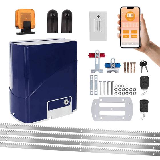 Baroxon 800kg Heavy-Duty Sliding Autogate Motor System: Professional Industrial Electric Gate Operator with Remote Control Kit