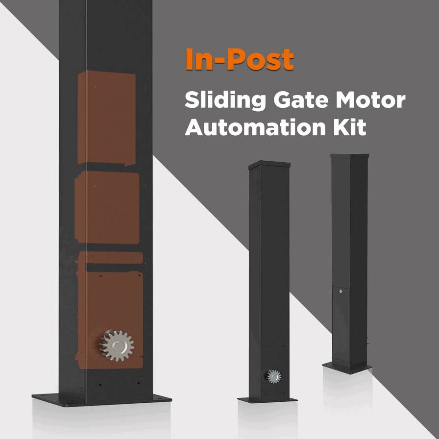 Premium 300kg Sliding Autogate Motor System: In-Post Gate Operator for Luxury Cluster Homes and Gated Communities