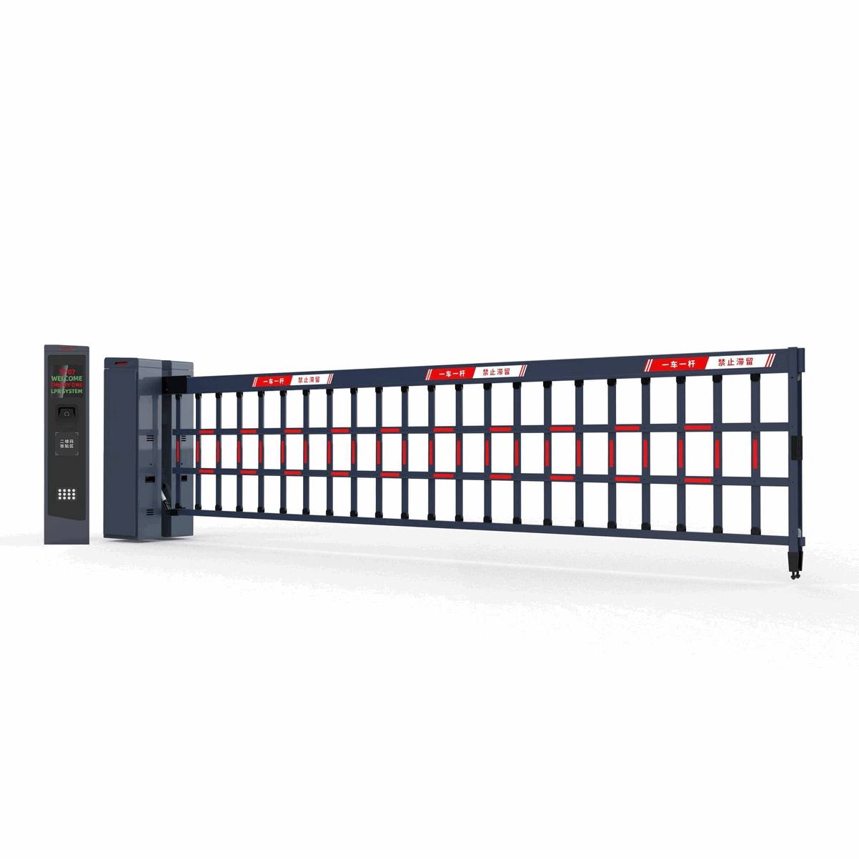 Folding Boom Gate for Low-Ceiling Parking with Multi-Channel Wireless Remote Control